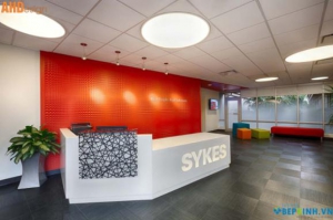 Nội thất văn phòng trung tâm điện thoại Sykes Enterprises