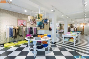 Thiết kế nội thất cửa hàng thời trang Witty Knitters tại Đức