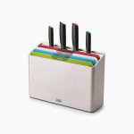 Bộ dao và thớt 8 món Joseph Joseph Folio™ Plus Grey