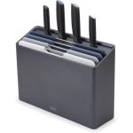 Bộ dao thớt 8 chi tiết Joseph Joseph 60216 Folio Plus Graphite