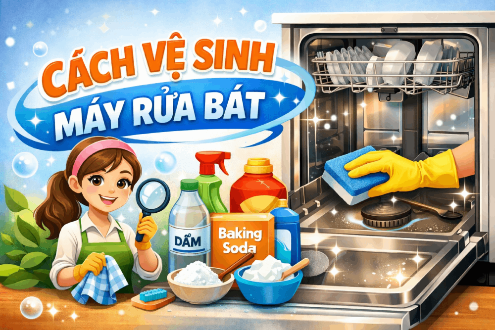 Cách Vệ Sinh Máy Rửa Bát